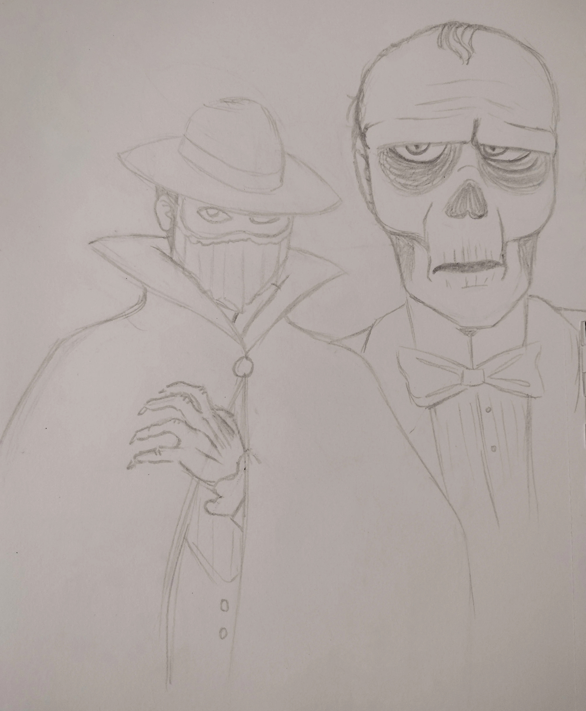 Leroux's Erik, Sketch by Lobo