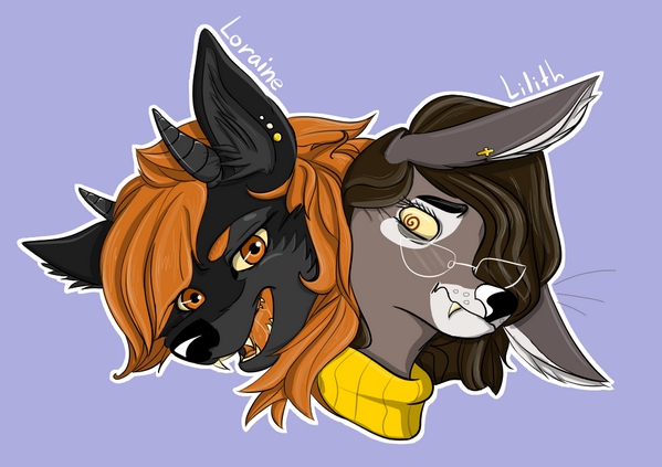 Loraine and Lilith by Lobo