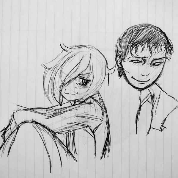 Tomoko and Souichi by Lobo